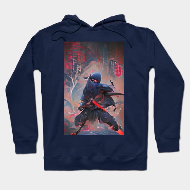 Black Ninja Hoodie by Somnio